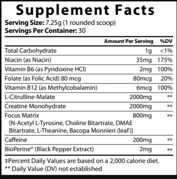 v1 Pre-Workout Energy with Pump & Electrolytes - Limonada